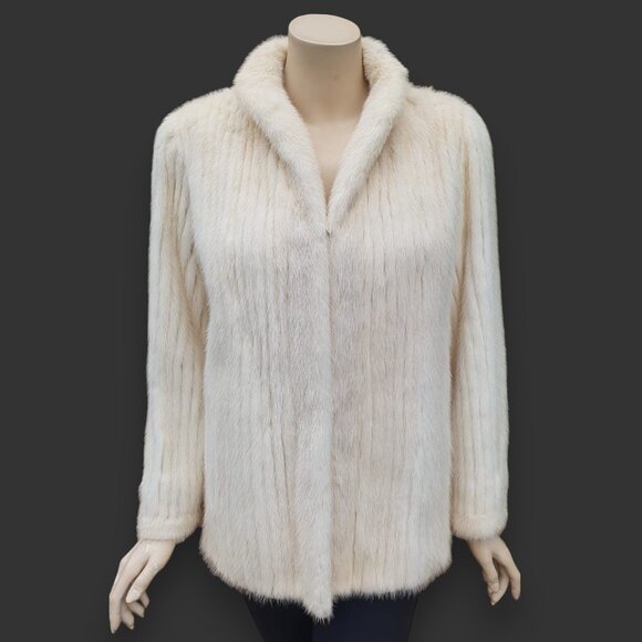 Light Mink Corduroy Cut Jacket -Medium - Picture 1 of 9